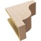 Ekena Millwork 6"W x 12"D x 12"H Classic Newport Rough Cedar Woodgrain TimberThane Corbel, Primed Tan CORUR06X12X12NEWRCPR - alternate 3